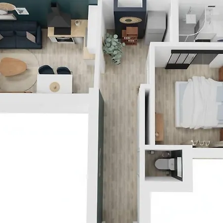 شقة 4 Couchages Climatise Direct Wifi Parking