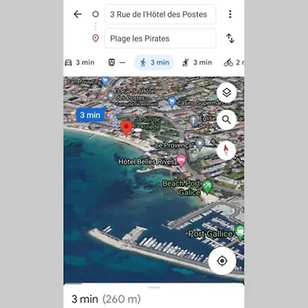 شقة 4 Couchages Climatise Direct Wifi Parking أنتيب
