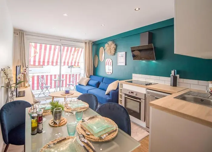 4 Couchages Climatise Direct Wifi Parking Antibes